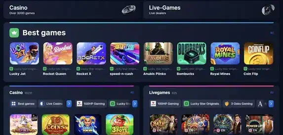 Lucky Star casino games