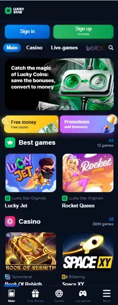 Lucky Star bonus code